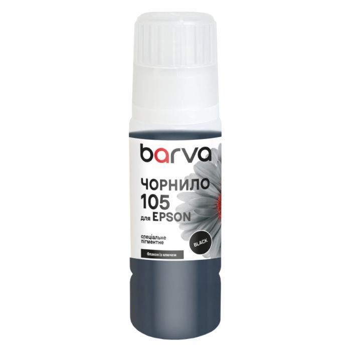 Чернила Barva Epson 105 70 мл, Black, OneKey, pigmented Фото