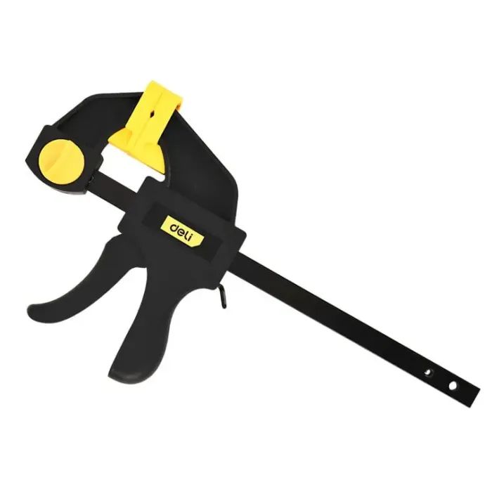 Струбцина Deli быстрозажимная 15 см Фото