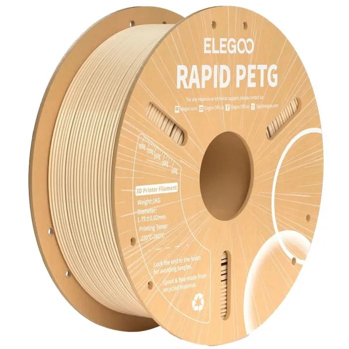 Пластик для 3D-принтера ELEGOO Rapid PETG 1кг, 1.75мм, beige Фото