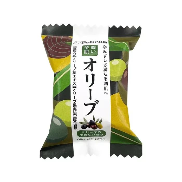 Твердое мыло Pelican Olive Leaf Extract Soap 80 г Фото