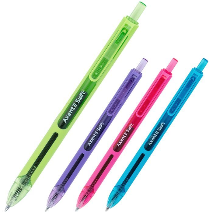 Ручка гелевая Axent Swift 0,7 мм, синий Фото