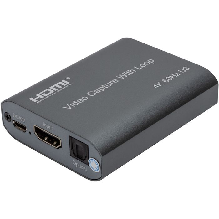 Устройство захвата видео PowerPlant HDVC8 HDMI USB3.0 4k/60hz Фото