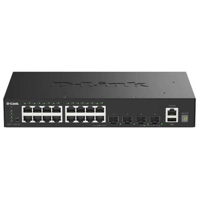 Коммутатор сетевой D-Link DGS-1530-20 Фото