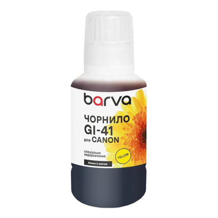 Чернила Barva Canon GI-41 135 мл, OneKey, special yellow Фото
