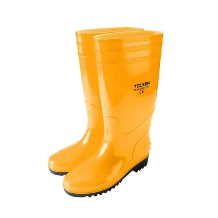 Сапоги рабочие Tolsen 41р. желтые ПВХ/Нитрил Фото