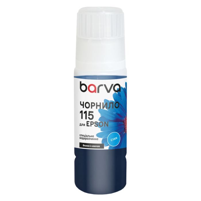 Чернила Barva Epson 115 70 мл, secial OneKey,cyan Фото
