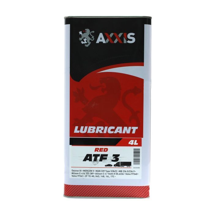 Трансмиссионное масло AXXIS ATF 3 4л Фото
