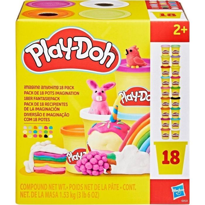 Пластилин Hasbro Play-Doh 18 баночок Фото