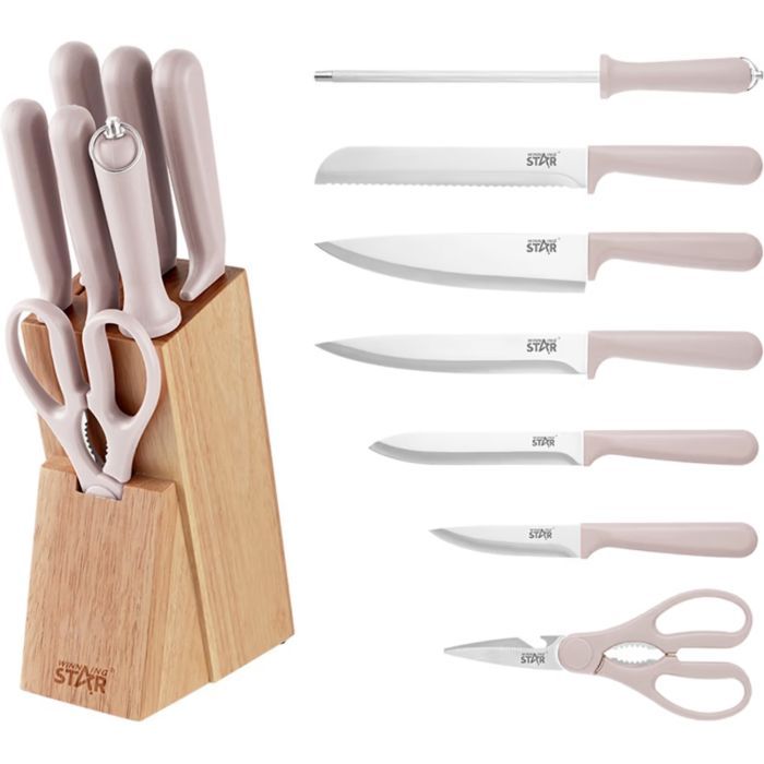 Набор ножей WINNINGSTAR ST-7802 7 предметів Beige Фото