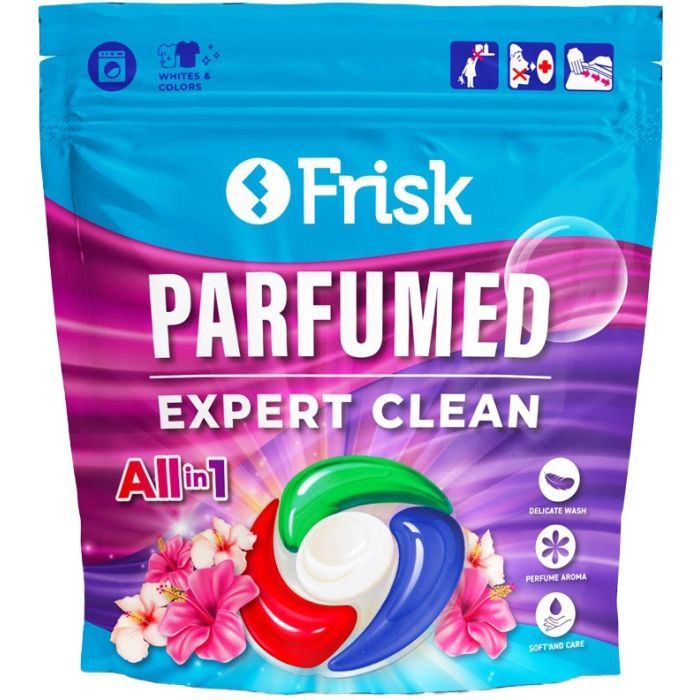 Капсулы для стирки Frisk Parfumed Expert Clean 12 шт. Фото