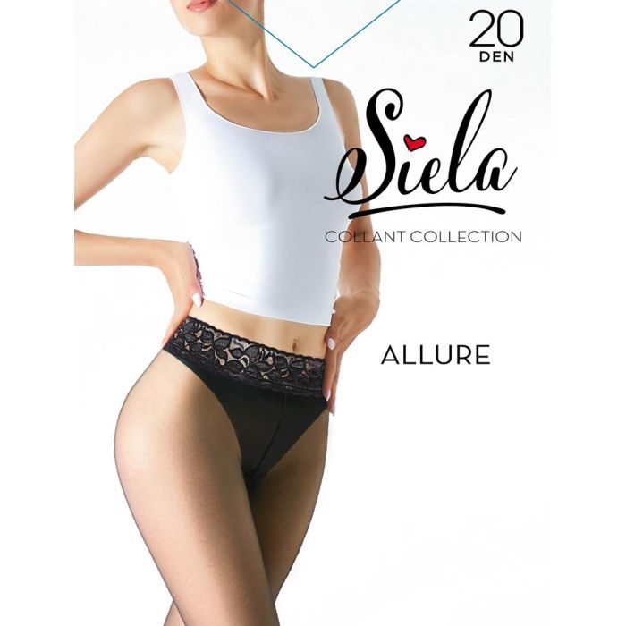 Колготы Siela Collant Allure 20 Den Caramel - 3 Фото