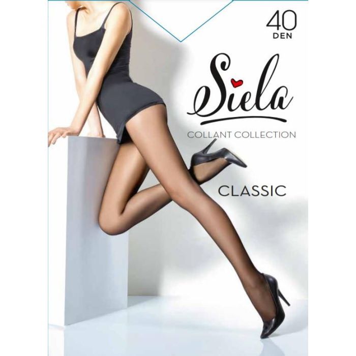 Колготы Siela Collant Classic 40 Den Nero - 4 Фото