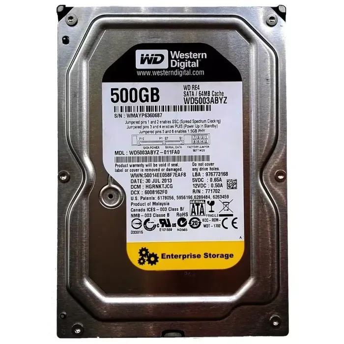 Жесткий диск WD 3.5" 500Gb Фото