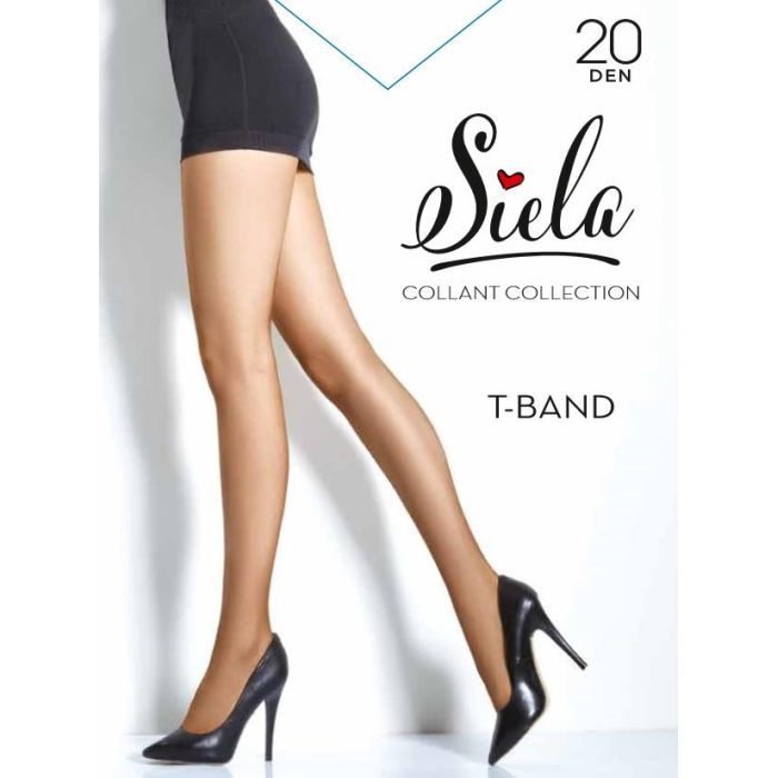 Колготы Siela Collant T-Band 20 Den Nero - 2 Фото