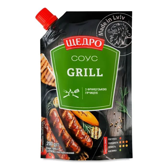 Соус Щедро Grill 200 г Фото