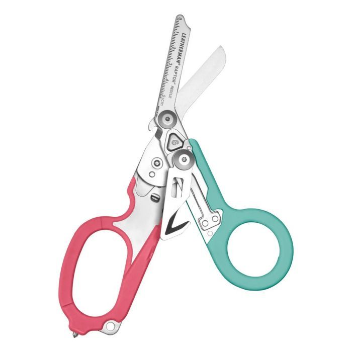 Мультитул Leatherman Raptor Rescue чохол Utility бірюзово-рожевий Фото