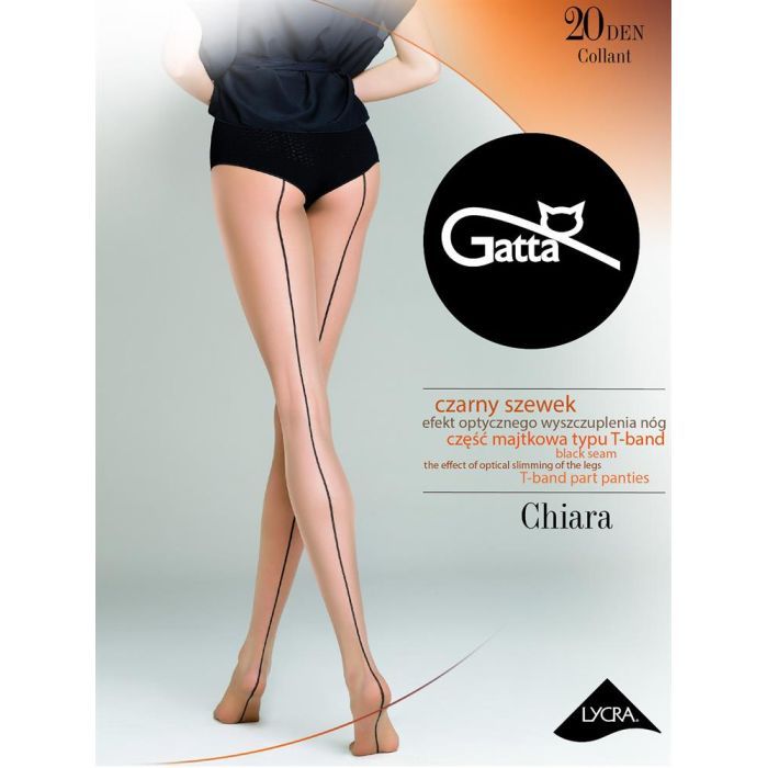 Колготы Gatta Chiara 20 Den Nero - 2 Фото