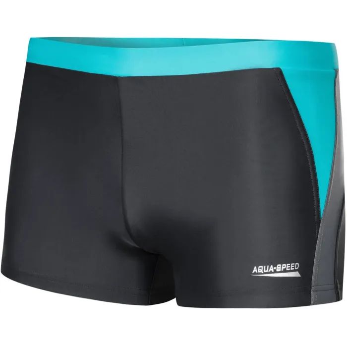 Плавки Aqua Speed Dario 346-32 темно-сірий, бірюзовий XXL Фото