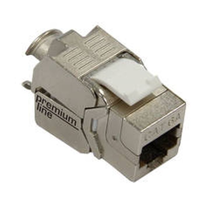 Модуль Keystone Premium Line RJ45 FTP кат.6a, литий 180° Фото