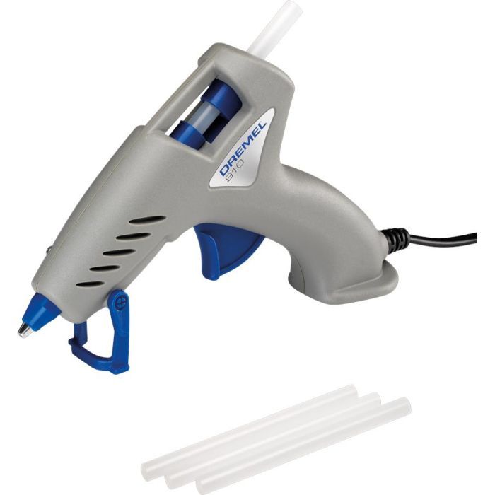 Клеевой пистолет Dremel GlueGun 910, стрижні 7мм, 165° 0.24кг Фото