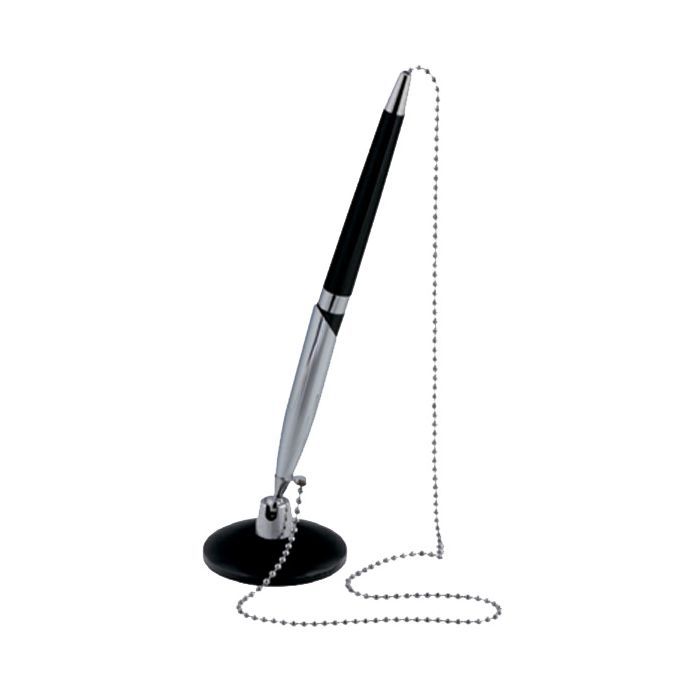 Ручка шариковая Buromax non-retractable, Desk pen, blue Фото